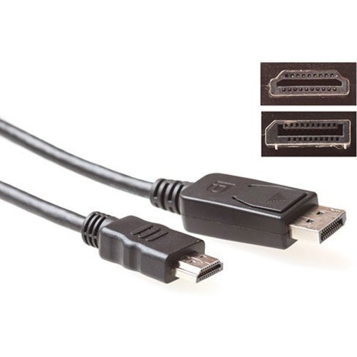 ACT ACT AK3988 Verloopkabel DisplayPort male naar HDMI-A male 1,00 m