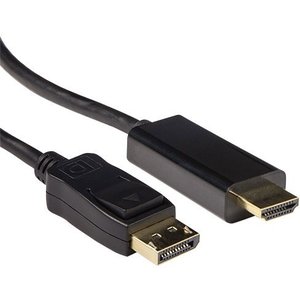 ACT AK3990 Verloopkabel DisplayPort male naar HDMI-A male 1,80 m