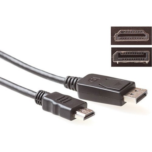 ACT ACT AK3990 Verloopkabel DisplayPort male naar HDMI-A male 1,80 m