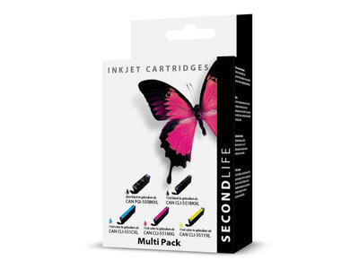 SecondLife Inkjets SecondLife - Multipack Canon 550 Black & 551 Serie