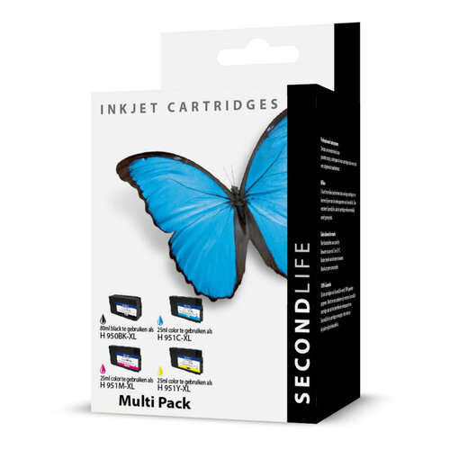 SecondLife Inkjets SecondLife - Multipack HP 950 / 951 BK  C  M & Y