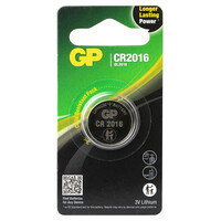 GP Lithium knoopcel CR2016 blister 1