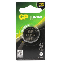 GP Lithium knoopcel CR2450  blister 1