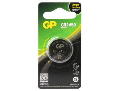 GP GP Lithium knoopcel CR2450  blister 1