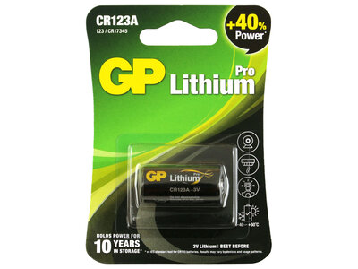 GP GP Photo Lithium CR123A (DL 123A)  blister 1