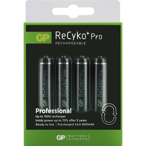 GP GP ReCyko+ oplaadbare AAA Micro penlite (800mAh)  blister 4