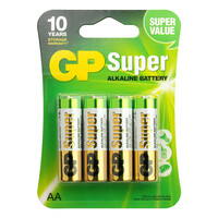 GP Super Alkaline AA Mignon penlite  blister 4