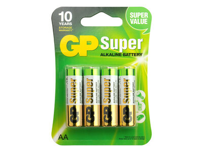 GP GP Super Alkaline AA Mignon penlite  blister 4