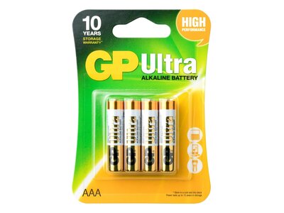 GP GP Ultra Alkaline AAA Micro penlite  blister 4