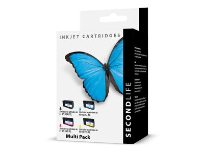 SecondLife Inkjets SecondLife - Multipack HP 953 XL BK  C  M en Y