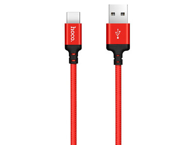 Hoco Hoco Charge&Synch USB-C Cable Red (2 meter)