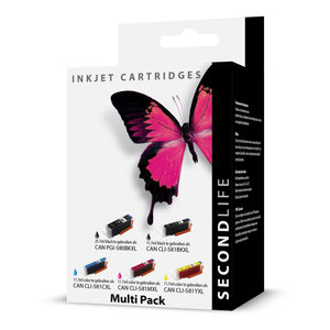 SecondLife Inkjets SecondLife - Multipack Canon 580/581 XL serie