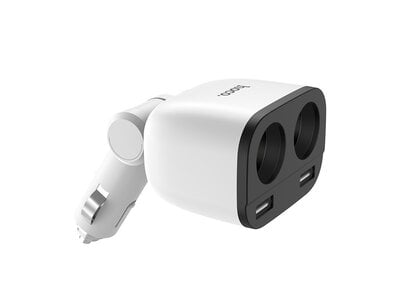 Hoco Hoco Dual Car Charger + 2 USB slots 3.1A