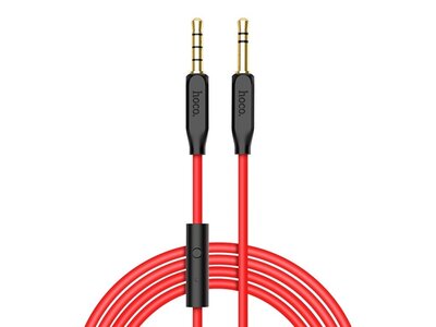 Hoco Hoco Aux Braided Audio Cable with Mic (1M)
