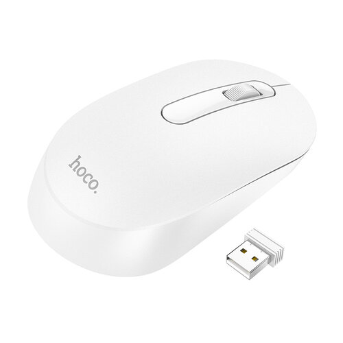 Hoco Hoco GM14 Draadloze muis met 2.4G receiver - Wit