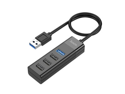 Hoco Hoco 4 poorts HUB Cable - USB-A naar USB-A 2.0 en 3.0