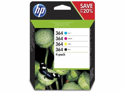 HP Original HP Multipack 364 Small BK/C/M/Y