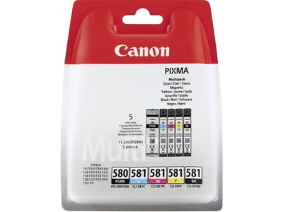 Canon Original Multipack Canon 580 & 581 BK/PBK/C/M/Y