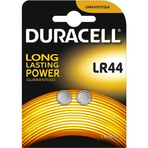 Duracell Duracell Alkaline knoopcel LR44  blister 2