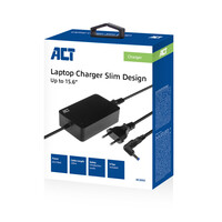 ACT | Compacte laptoplader 65W (voor laptops tot 15,6 inch)