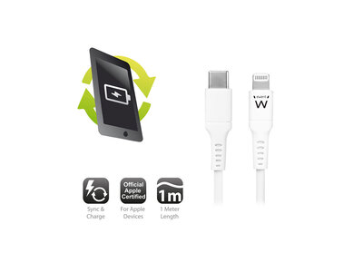 Ewent EW9915 USB-C naar Lightning-kabel
