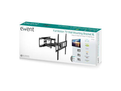 Ewent EW1526 Full Motion TV Wall Mounting Bracket XL