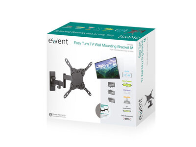 Ewent EW1522 Easy Turn TV Wandsteun M met 3 draaipunten