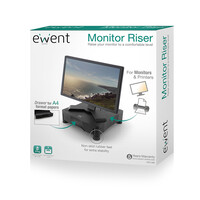 EW1280 Monitor Standaard met handige opberglade