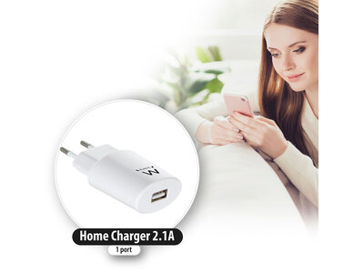 Ewent EW1264 USB Thuislader 2,1A 10,5W