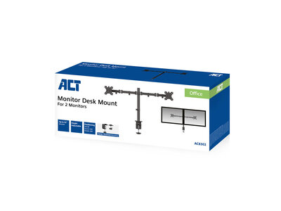 ACT AC8302 Monitorarm, 2 schermen