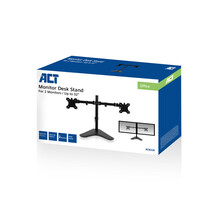 AC8320 Monitorarm op voet, 2 schermen
