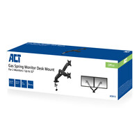 AC8312 Monitorarm office met gasveer, 2 schermen
