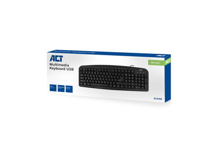 ACT AC5400 Toetsenbord USB (Qwerty/US layout)