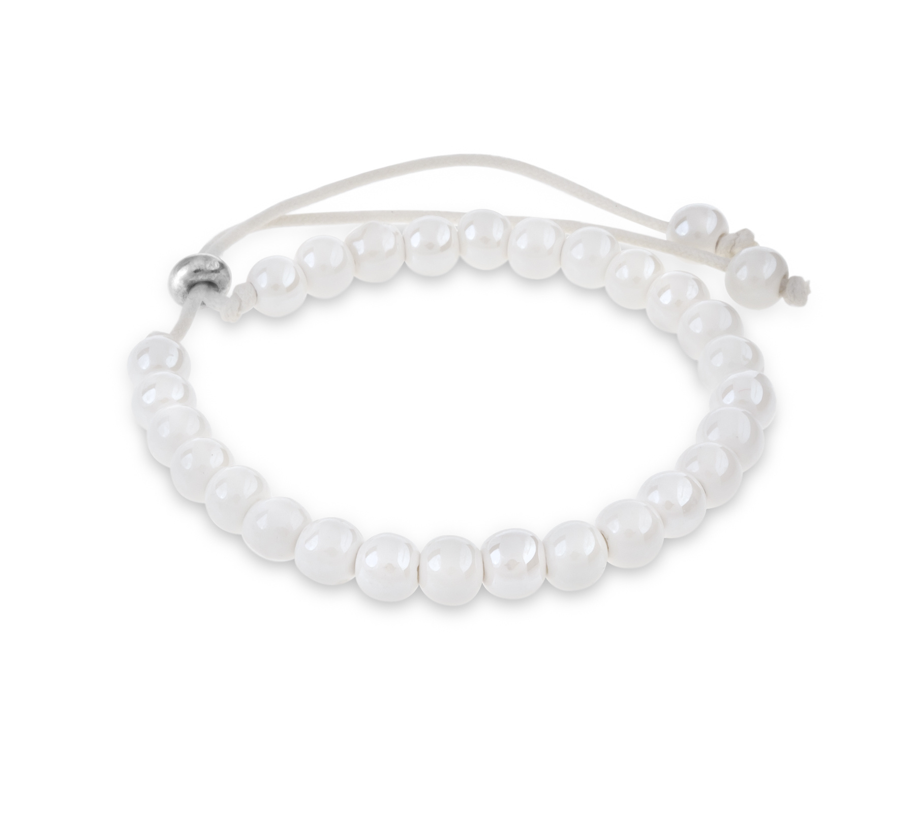 Keramiek armband wit
