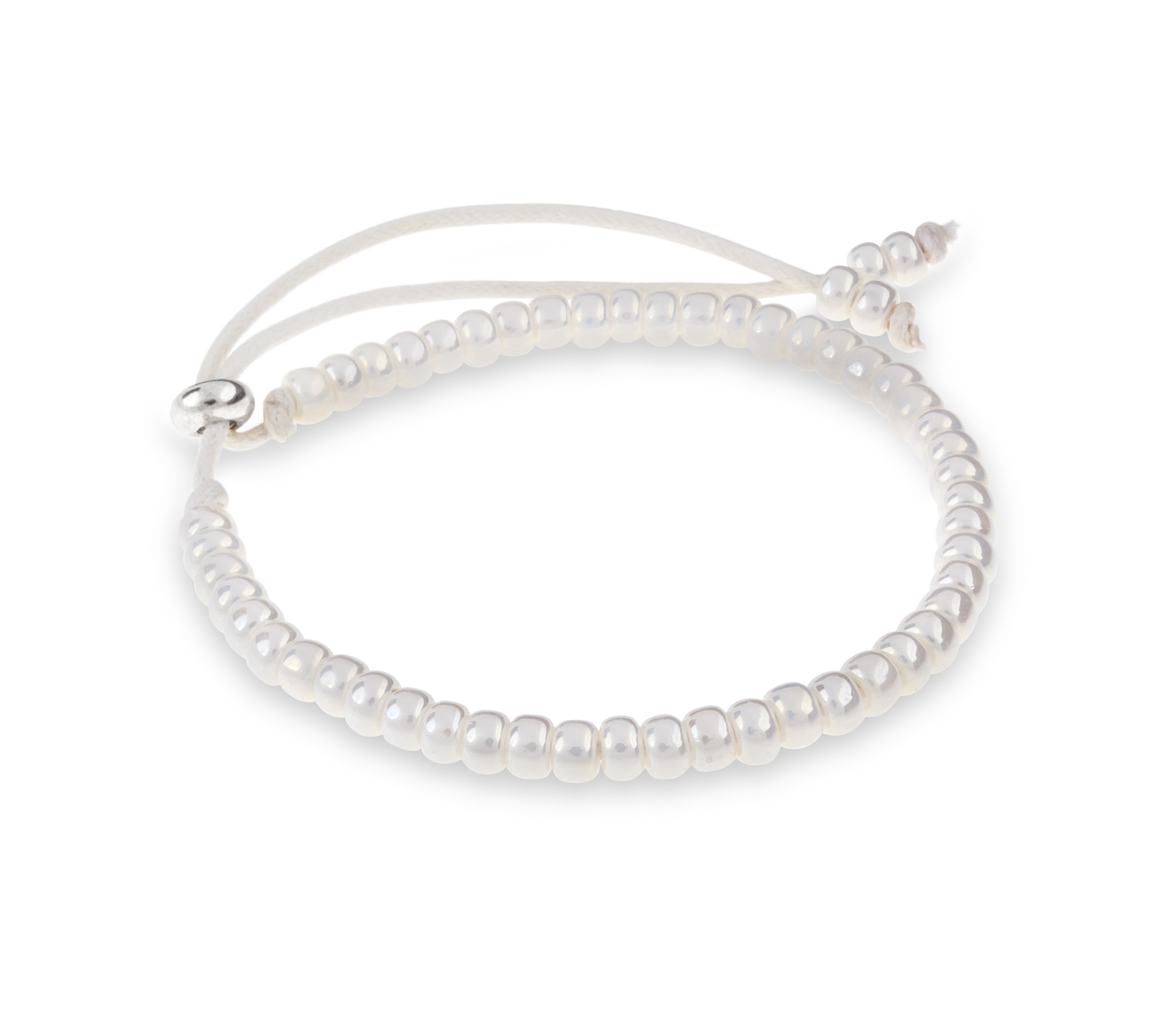 Miyuki armband wit
