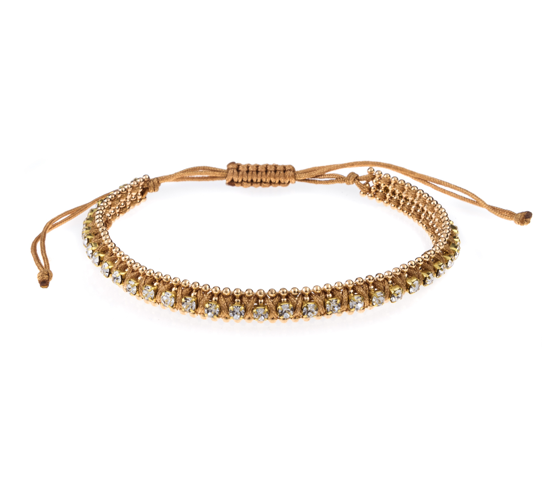 Bracelet with rhinestones