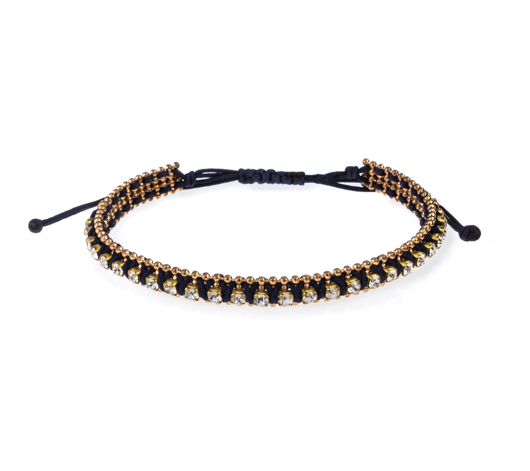 Bracelet with rhinestones