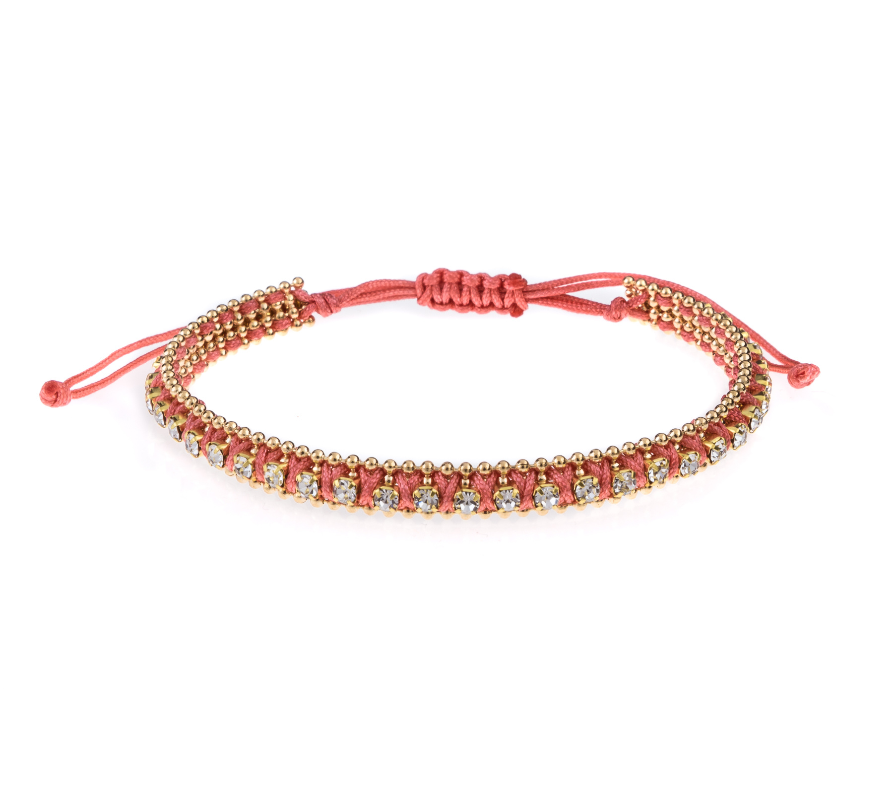 Bracelet with rhinestones