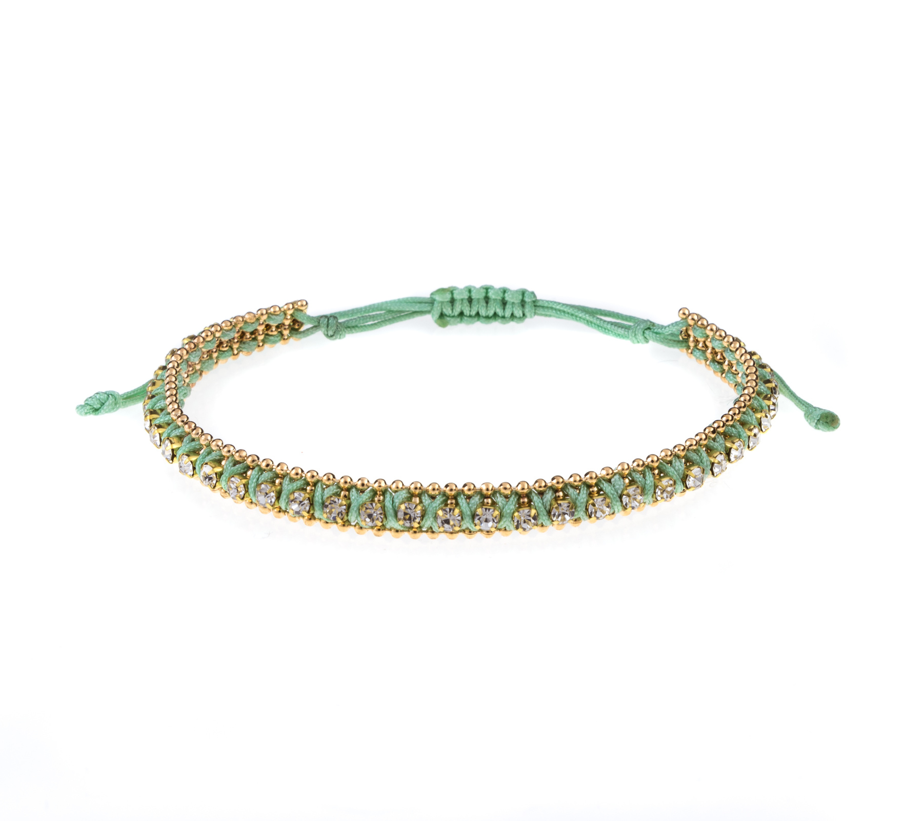 Bracelet with rhinestones