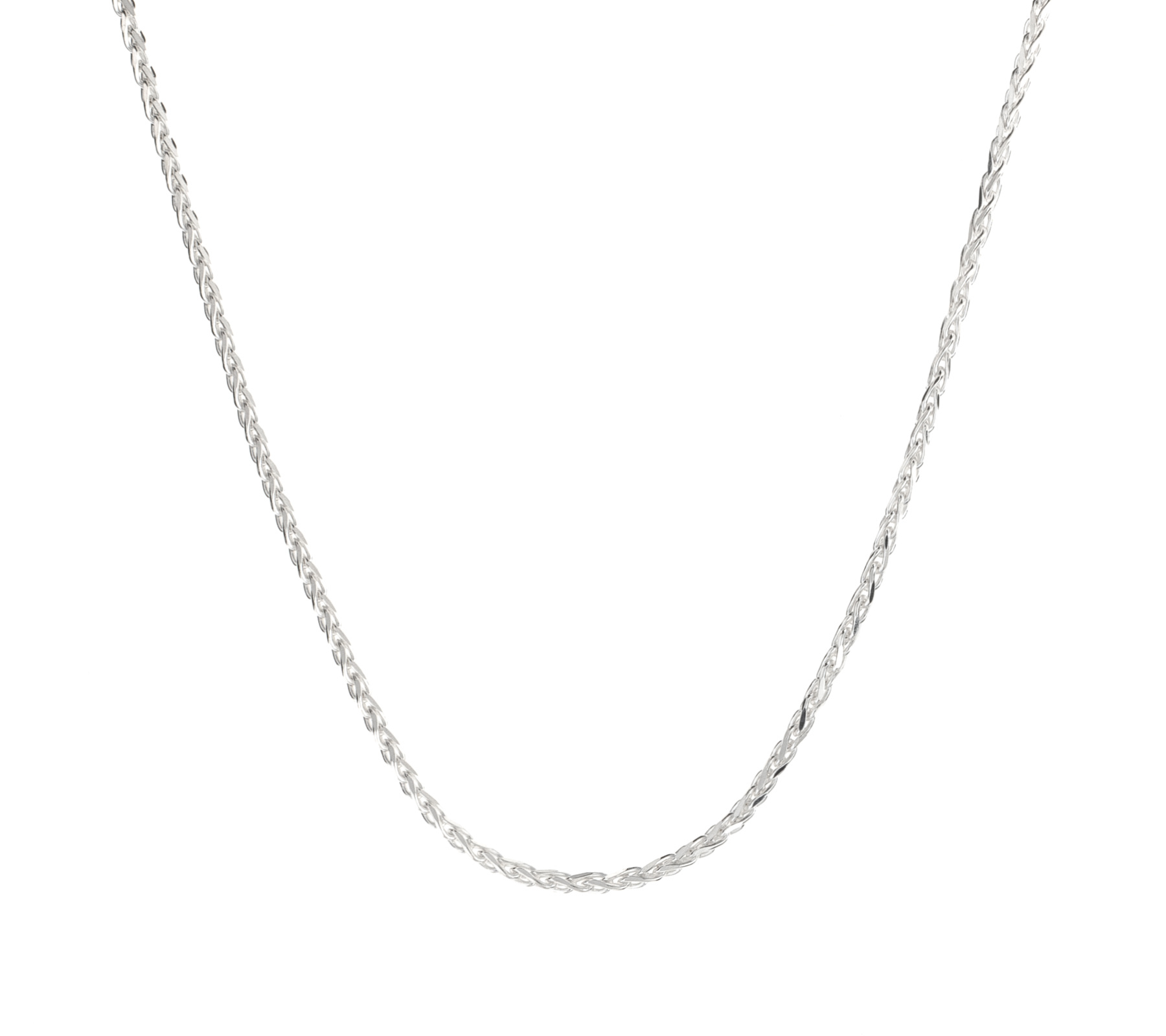 Zilveren ketting vossenstaart