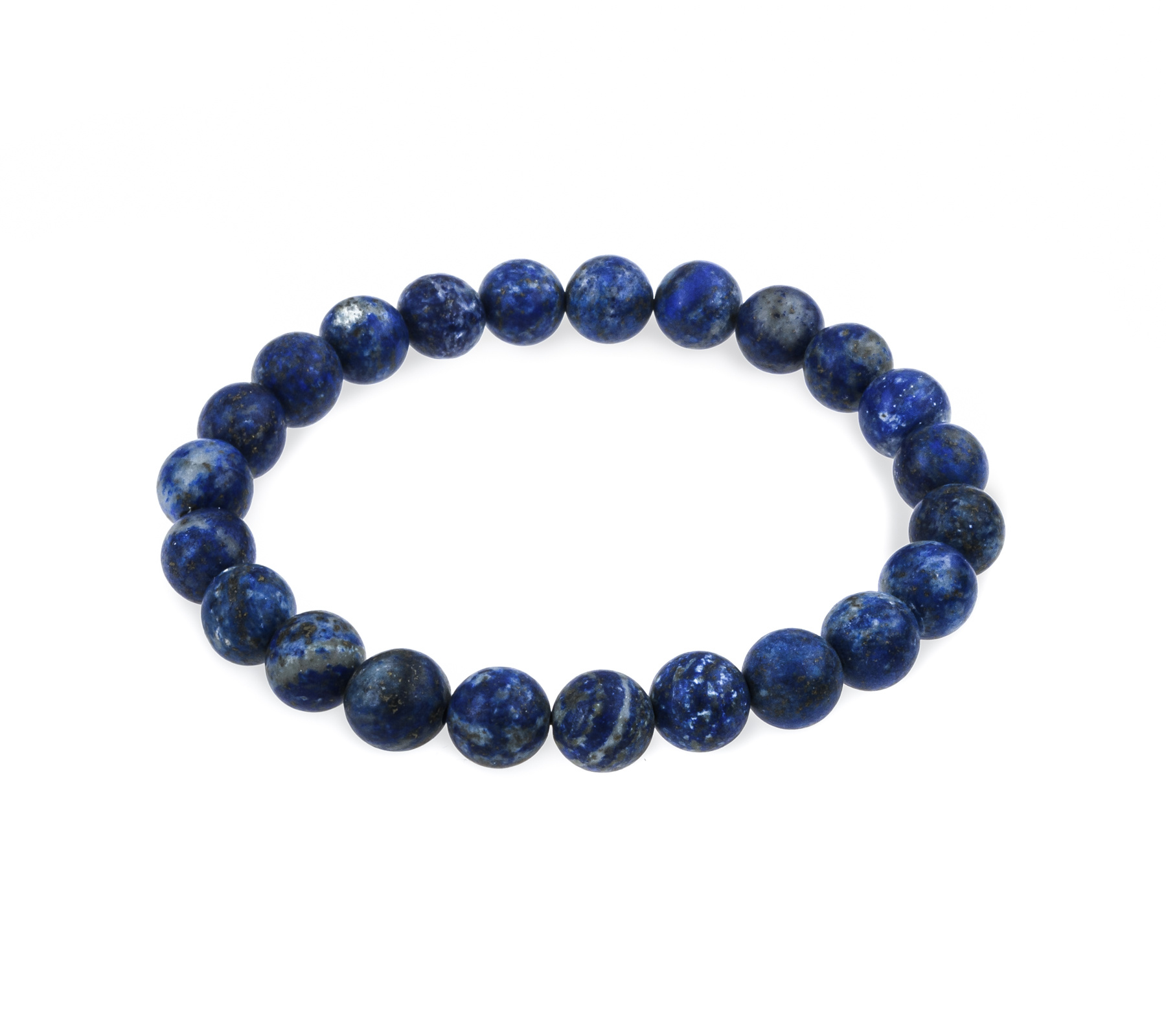 Gemstone bracelet Lapis Lazuli mat