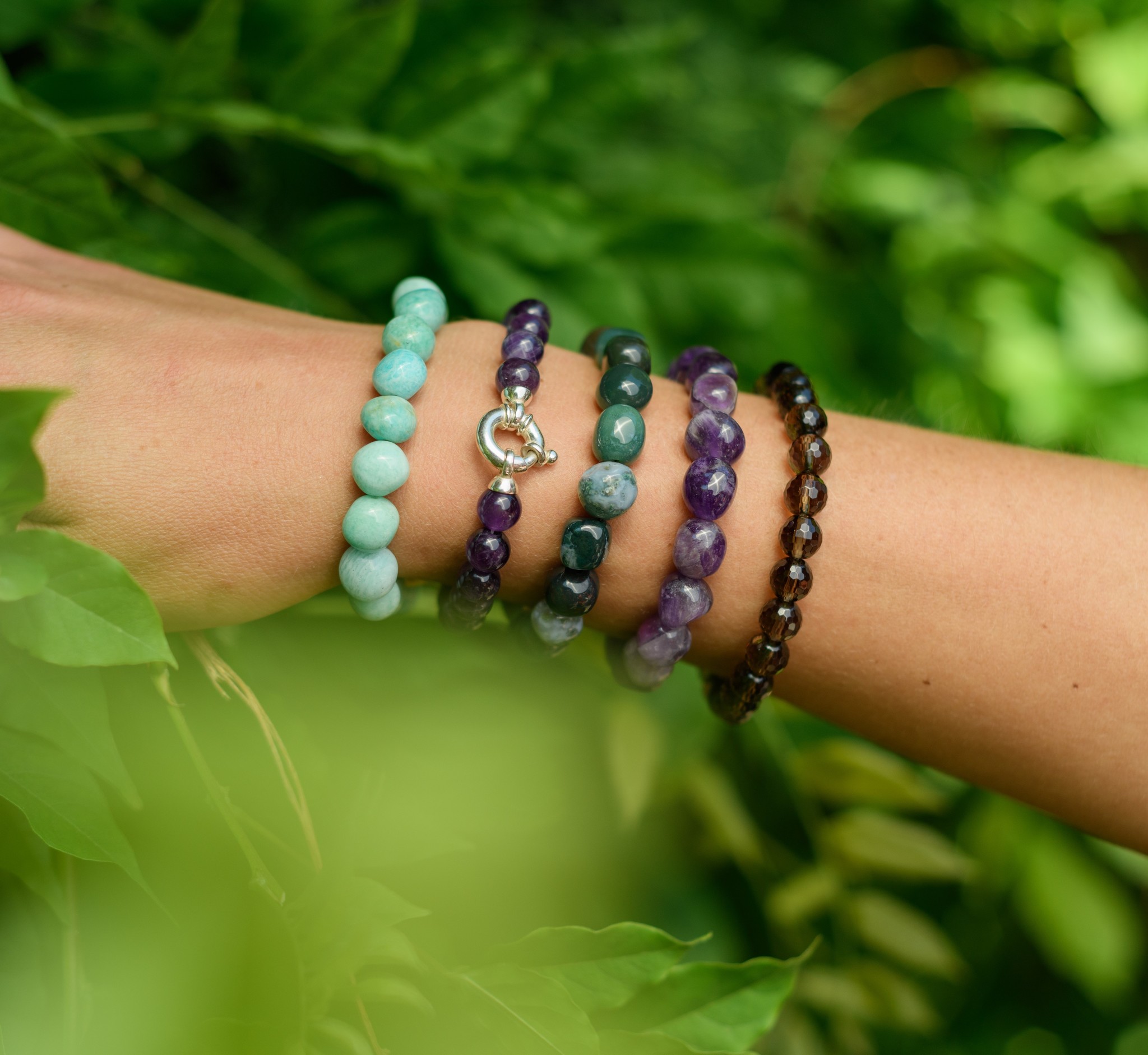Edelsteen armband fuchsiet