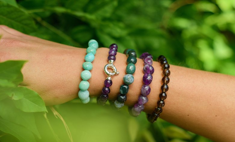 Edelsteen armband amethist