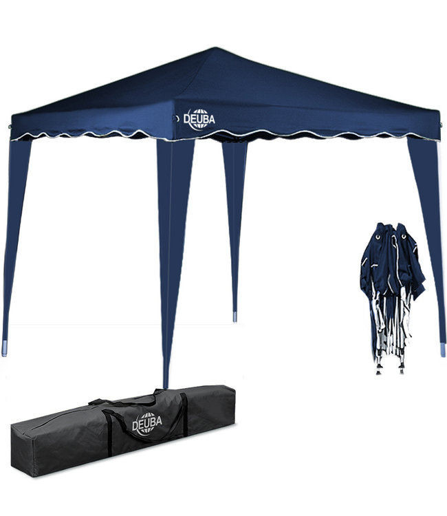 Casaria Vouwpaviljoen - paviljoen - party tent  - donkerblauw - 3x3m