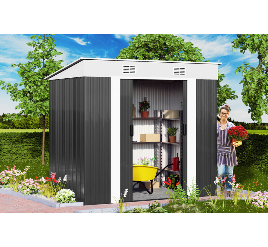 Ongelofelijk elkaar Vernietigen Koop Tweedekans Tuinhuis antraciet metaal 196 x 122 x180 cm Online bij 2dekansje.com - 2dekansje.com Tweedekans, internetretouren & restvoorraad Ongelofelijk elkaar Vernietigen Koop Tweedekans Tuinhuis antraciet metaal 196 x 122 x180 cm Online bij 2dekansje.com - 2dekansje.com Tweedekans, internetretouren & restvoorraad