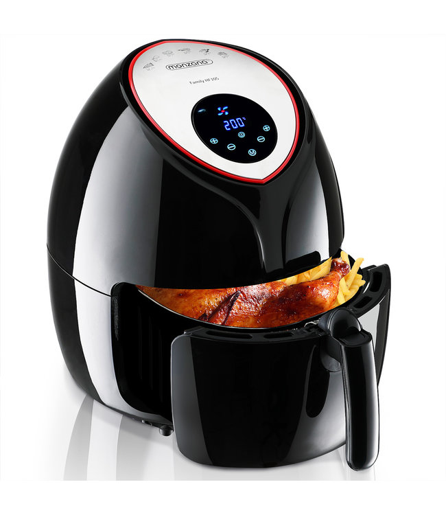 Monzana Airfryer Family HF105 - MET touch display  - 1800 W  - 6,5L
