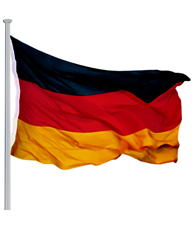 Monzana Vlaggenstok 650 cm incl. Duitse vlag