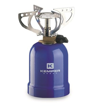 Kemper Kemper - Kemper Gaskooktoestel met 4 steunen 2050W - Blauw