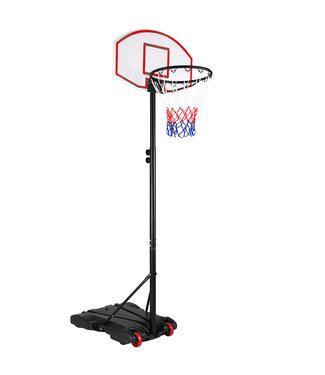 Sportana Sportana Basketbalstandaard in hoogte verstelbaar Ringhoogte van 179-209cm