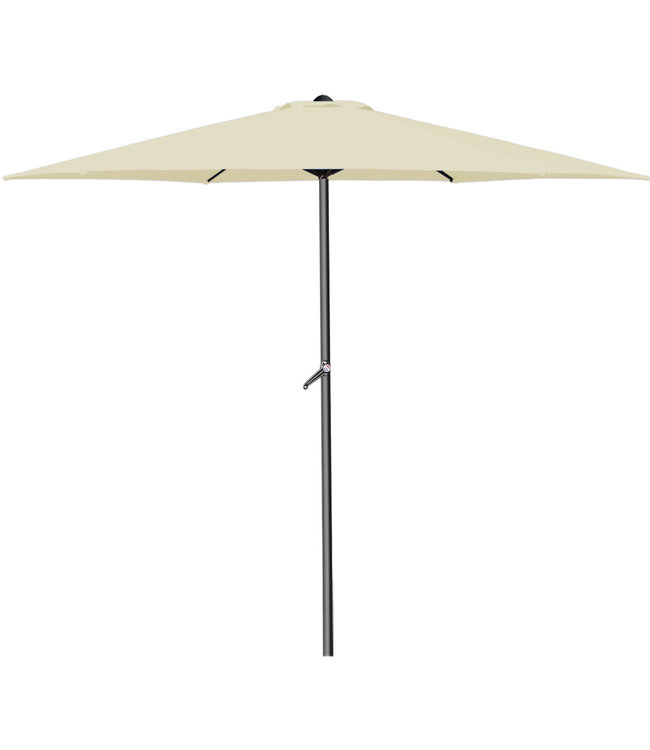 Kingsleeve Parasol met draaimechanisme beige Ø300cm met UV-bescherming 40+